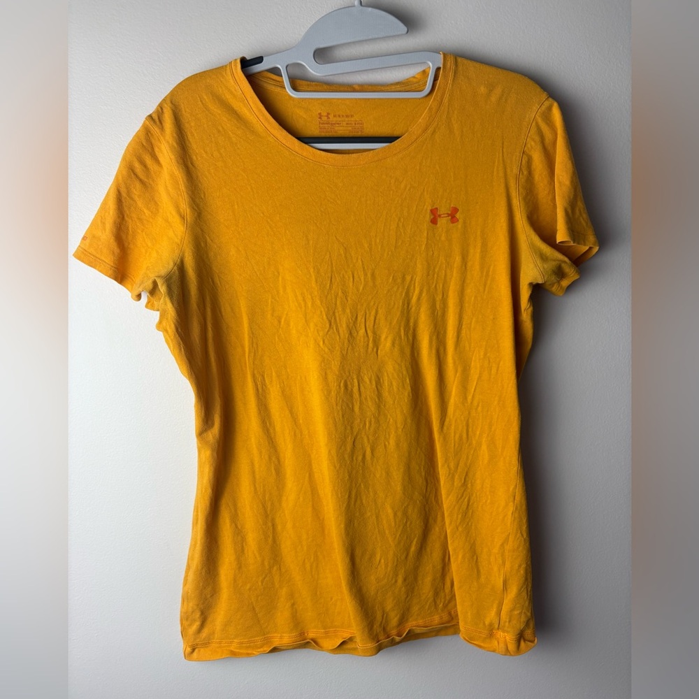 Under Armour Women's Bright Yellow Short Sleeve Tee